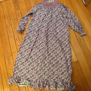 Loretta Caponi Smocked Kaftan